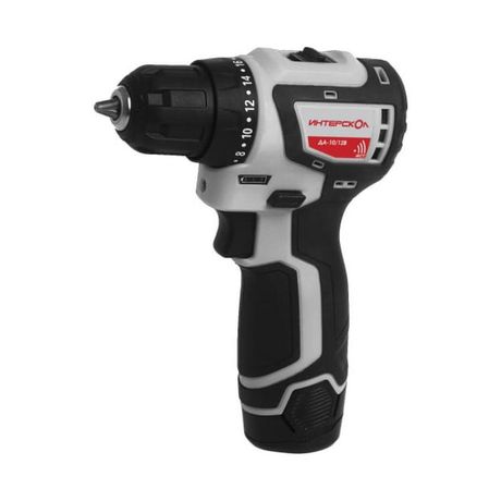 Дрель-шуруповерт акуумуляторная бесщеточн. ДА-10/12В 36 МиниМАКС (Li-ion картон 2 аккум. 15А.ч) ИНТЕРСКОЛ 687.1.2.70