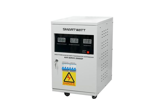 Стабилизатор напряжения электромеханический SMARTWATT AVR SERVO 20000SF | 4512020300001 Delta