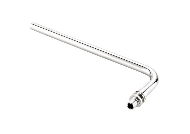 Трубка приборная Г-образная аксиальная латунь 20х1000 хром. RTP 29388