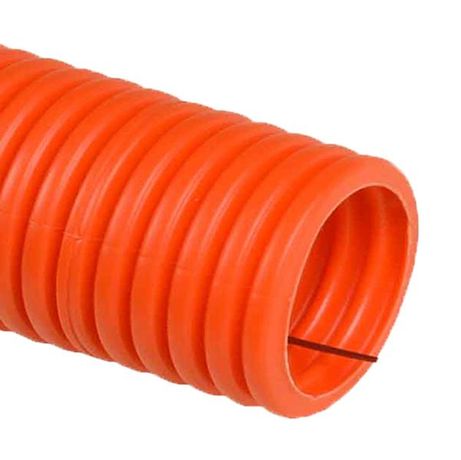 Труба гофрированная ПНД тяжелая d63мм с протяжкой оранж. (уп.15м) Урал Пак ГФ-1110263-015 У.ПАК