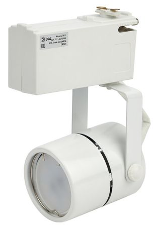 Светильник трековый под лампу TR11-GU10 WH MR16 белый | Б0044269 ЭРА