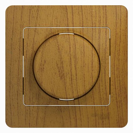 Светорегулятор (диммер) Glossa LED RC 630Вт/В.А в сборе дерево дуб SchE GSL000537 APC