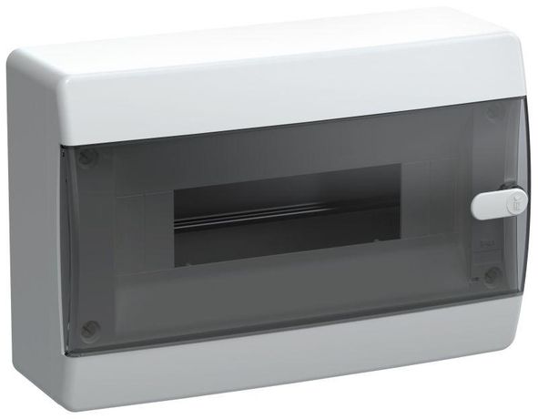 Корпус пластиковый навесной на 12 модулей ЩРН-П-12 IP41 черная прозрачная дверь UNION Compact | UIC-KP12-N-12-41-K01 IEK