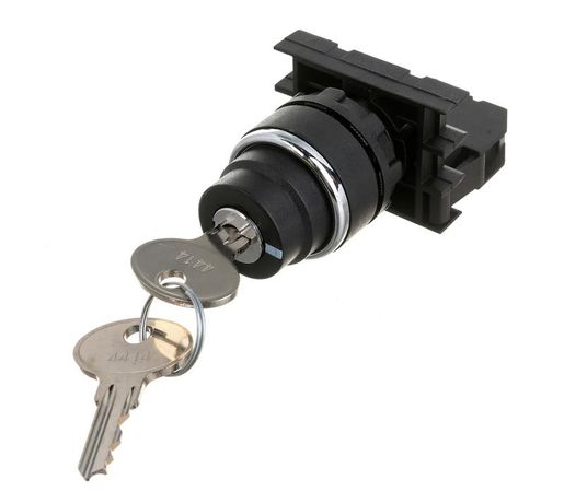 Кнопка с ключом 0-1 фиксацией ключ выним. в полож. 0 (1НО) (CM) EMAS CM100AA20