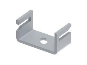 Материал - горячеоцинкованная сталь МД-821-ГЦ Держатель-скоба для плоского проводника до 30 мм Ostec 392821