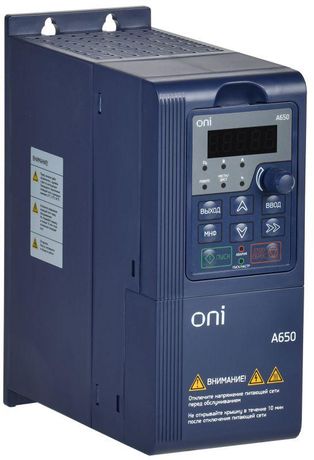 Преобразователь частоты A650 380В 3Ф 2,2кВт 5,5А M | A650-33E022TM ONI IEK