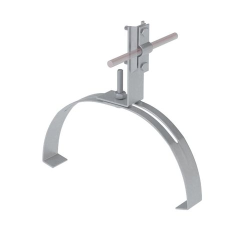 Держатель болтовой для фигурного конька прутка 5-10мм. Гальваническое цинкование - DFKB-D5-10 КМ-Профиль MA0427