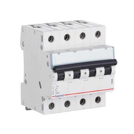 Выключатель автоматический модульный 4п C 25А 6кА TX3 6000 4мод. 400В Leg 404072 Legrand