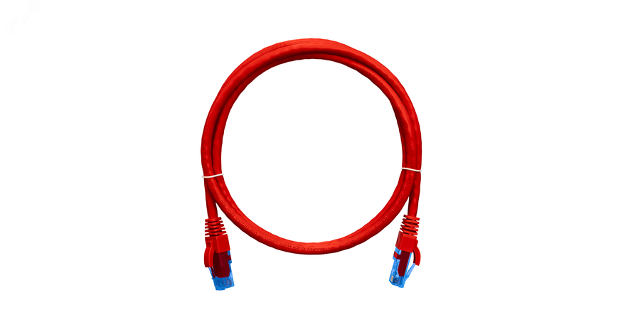 Патч-корд U/UTP 4 пары Cat 6 2хRJ45/8P8C T568B 7х0205мм LSZH красный 015м - NMC-PC4UE55B-001-C-RD NIKOMAX ЭКО46814