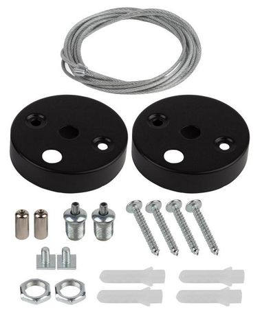 Подвесное крепление для линейных светильников SML-1-A-SUSPENSION-B моделей SML чёрный длина 1,5м | Б0061023 ЭРА