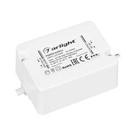 Блок питания ARPV-LV24020 (24V, 0.83A, 20W) (Arlight, IP67 Пластик, 3 года) | 033329 Arlight