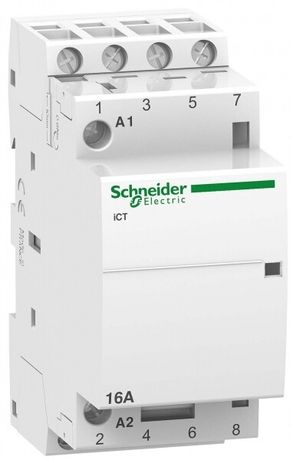 Контактор модульный iCT16A 4НО 220/240В АС 50Гц | A9C22814 Schneider Electric APC