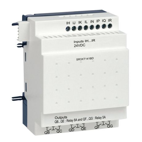 Модуль расширения дискретного ввода/вывода 24В DC (8 вх/6 вых) - SR3XT141BD Schneider Electric