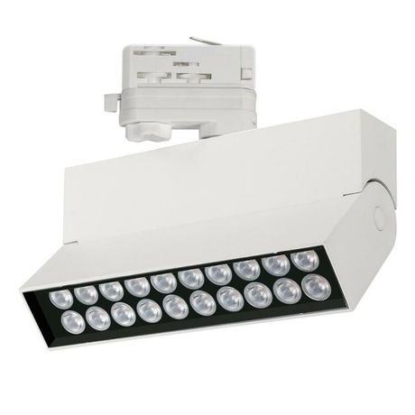 Светильник светодиодный LGD-LOFT-TRACK-4TR-S170-10W Warm3000 WH 24 deg IP20 металл Arlight 026227