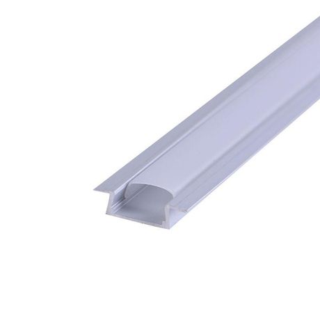 Комплект врезного алюминиевого профиля с рассеивателем 22х6мм 2м - 146-405 MEET