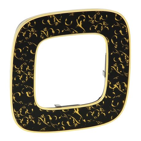 Рамка 1-м Valena Allure универсальная барокко нуар Leg 754431 Legrand