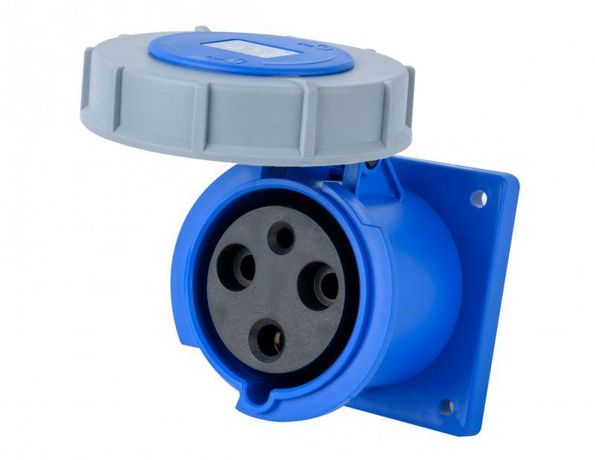 Розетка для скрытой проводки 2Р+РЕ 63А 220В IP67 РЩ-103 | 26268DEK DEKraft APC