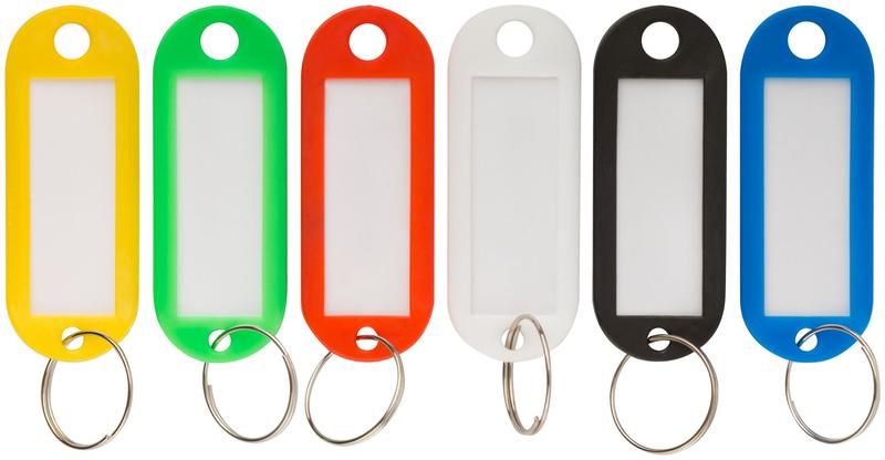 Бирка для ключей набор 6шт КУРС 67401