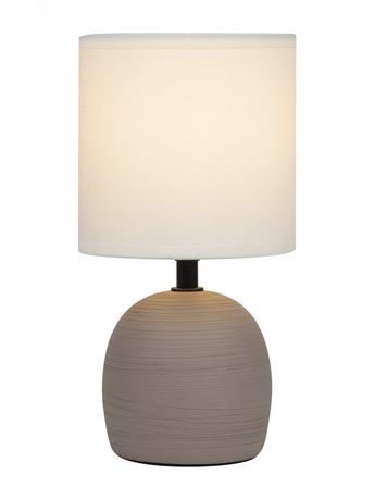 Настольная лампа Rivoli Sheron 7044-503 1 * Е14 40 Вт керамика коричневая с абажуром - Б0053460 ЭРА