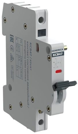 Контакт состояния аварийный КСВ47 на DIN-рейку GENERICA - MVA21D-AK-G IEK