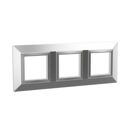Рамка из металла, "Avanti", светло-серебристая, 6 модулей | 4404856 DKC ДКС
