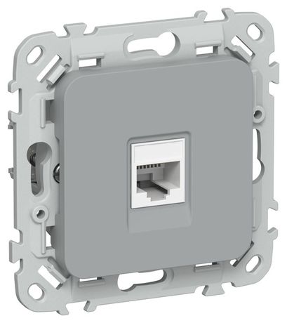 Розетка компьютерная СП FLITE РК5е-1-0-ФлС RJ45 кат.5E UTP механизм сер. IEK FI-K12-1-K03 IEK арт. FI-K12-1-K03