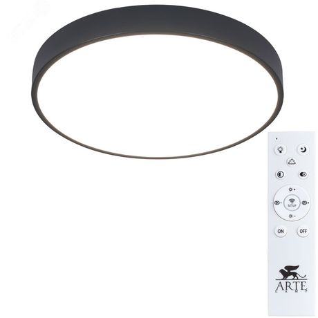 Светильник потолочный ARENA LED 60Вт Алюминий Чёрный - A2661PL-1BK Arte Lamp