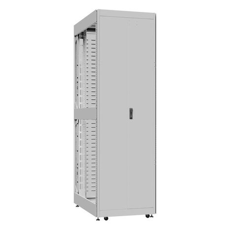 Шкаф серверный 42U 800х1200 передняя дверь: двустворчатая глухой металл IP51. задняя протект IP41. боковые панели: без. цвет: серый RAL7035 - EX 8242.7560 SYSMATRIX