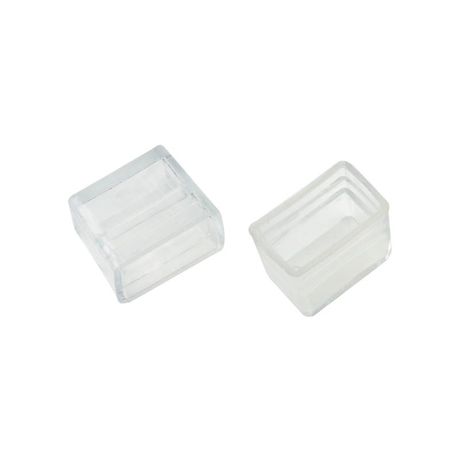 Изолирующий зажим (заглушка) для светодиодных лент ULS-N22 RGB NEON 220В, 8x16мм. Цвет прозрачный, 25 штук в пакете. TM . UL-00005797 Uniel