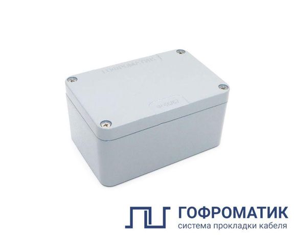 Коробка ответвительная алюминиевая 120х80х60 IP66/IP67 | zeta30392 ГОФРОМАТИК ЗЭТА ГОФРОМАТИК арт. zeta30392