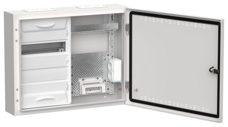 Корпус комбинированный ЩРн-24 (2х24) TITAN 5 бел. IEK TI5-51-N-2X024-30