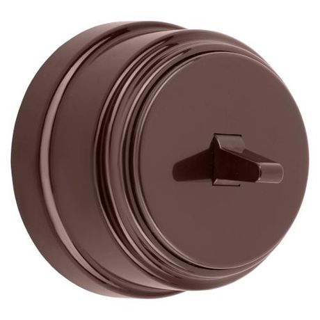 Выключатель проходной 1-кл. тумблерный ОП РЕТРО 10А Bylectrica А610-2265 шоколад