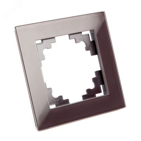Рамка 1-местная, серия Катрин, GFR00-7001-04, шоколад | 39535 STEKKER FERON