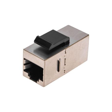 Адаптер проходной формата Keystone, Jack RJ-45(8P8C), FTP, CAT 6 REXANT PRO | 02-0109 MEET