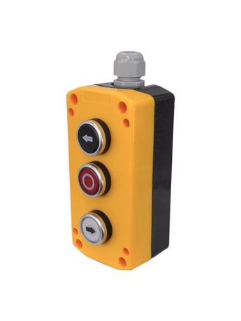 Пост управления ПКУ-22-3251-65У1 1 цилиндр "Стрелка влево" НО бел.; "O" НЗ красн.; вправо" черн.; IP65 Электротехник ET526982