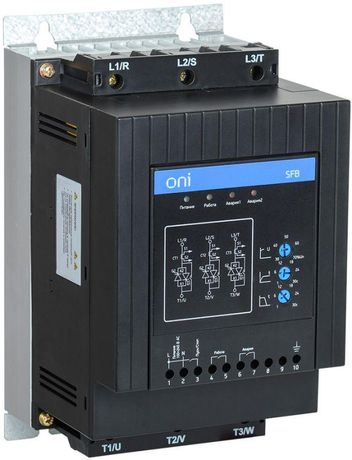 Устройство плавного пуска УПП SFB трехфазный 380В 30 кВт 60A Uупр 24В Modbus - SFB-33-30-E-10 IEK ONI арт. SFB-33-30-E-10
