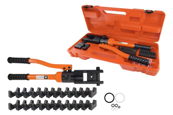 Пресс клещи гидравлические ПГРс-300 с набором матриц (10-300мм2), 12 штук, МастерЭлектрик | SQ1027-0102 TDM