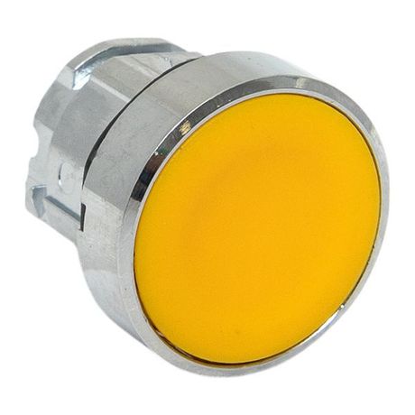 Исполнительный механизм кнопки XB4 желтый плоский возвратный без фиксации, подсветки IP65 - XB4BA-Y-65 EKF