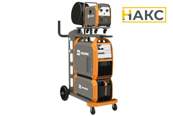 Инвертор сварочный полуавтомат HUGONG EMIG 500 III (с БО и тележкой) ТСС 041371