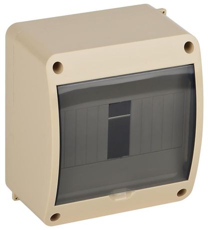 Щиток ОП Тусо 6мод. с верт. двер. 140х125х85мм беж. Ruvinil 68306БЖ TYCO