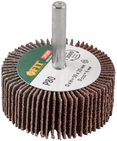 Диск лепестковый для дрели радиальный 50х20х6 мм Р 80 - 39589 РОС