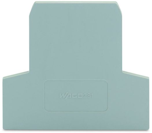 Пластина торцевая и промежуточная 60мм 2.5мм серая (уп/50шт) | 281-311 WAGO