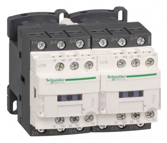 Контактор реверсивный D 3п/9А НО+НЗ 24В DС SchE LC2D096BD APC