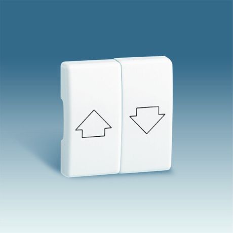 Клавиша двойная для 75332-; 75331-39 бел. Simon 27028-35