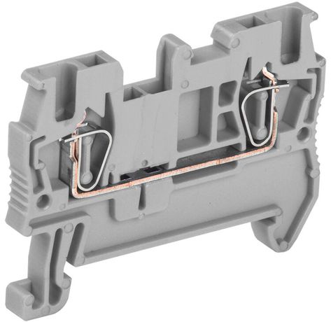 Клемма пружинная КПИ 2в-1,5 17,5А серый | YZN11-001-K03 IEK
