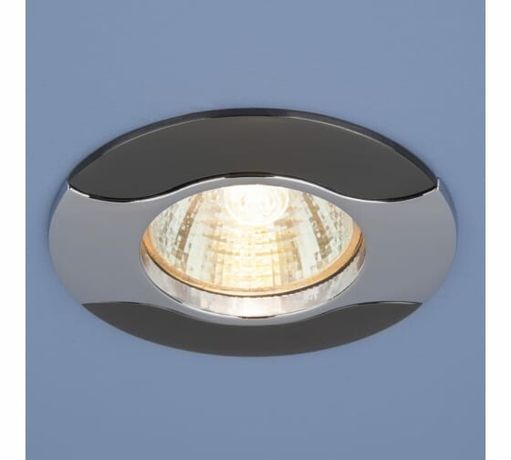 Светильник точечный встраиваемый 7006 MR16 CH/BK хром/черный | a039561 Elektrostandard