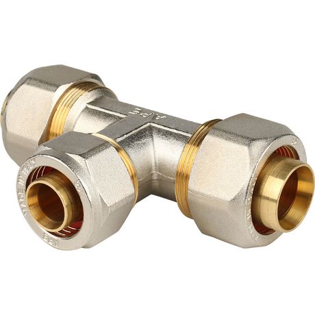 Тройник переходной 32x26x32 для металлопластиковых труб винтовой - SFS-0010-322632 STOUT RG008S9DJGTI0L