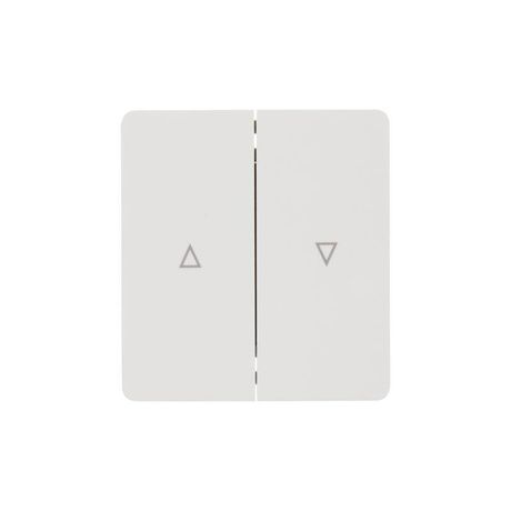 Выключатель для жалюзи 2-кл. СП ROUND MIELE 10А возвратный перламутр Kranz KR-78-0711-1