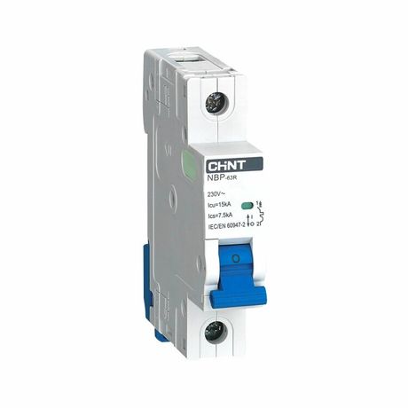 Выключатель автоматический однополюсный NBP-63R 1P 20A 15кА 8In (R) | 352367 CHINT