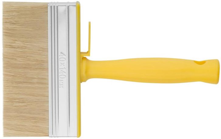 Макловица натуральная светлая щетина пластиковый корпус полая ручка "мини" 40х140мм FIT 01644 РОС